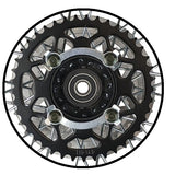 14" Rear Wheel Rim Tire Assembly For Dirt Pit Bike Trail 90/100-14 Rear Wheel Rim Tire Fits 125/140/150/160cc Pit Dirt Bike KLX65 Apollo Kayo TT 125 140 Includes Brake Rotor and Sprocket (14 inch)