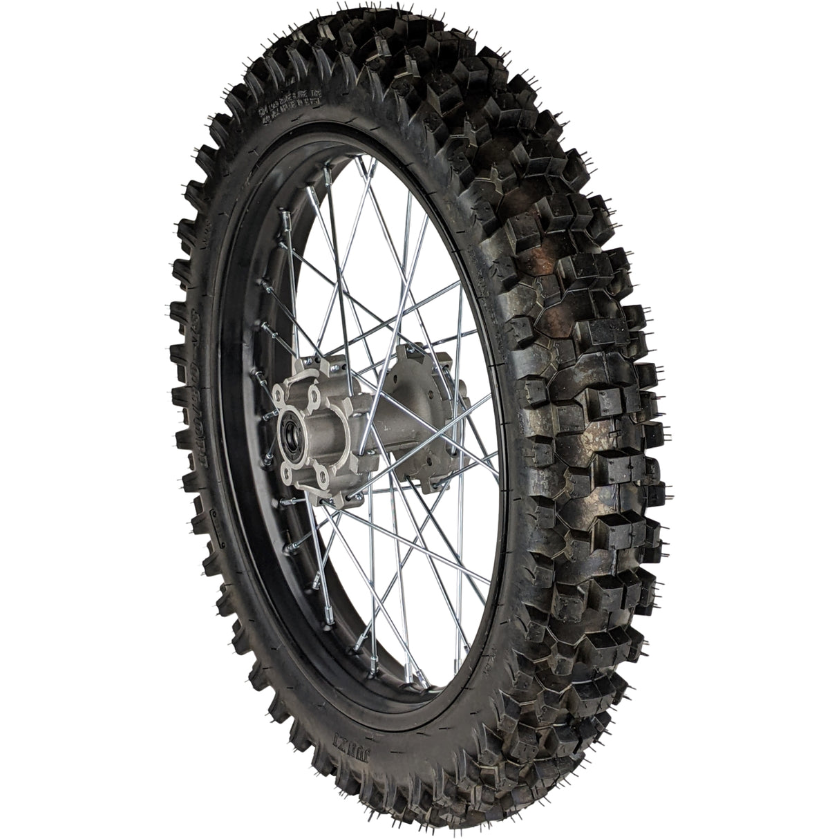18" Rear Wheel Assembly - Apollo DB-36 Preassembled with Rotor Sprocket Tire and Tube