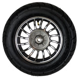 10" Tire 3.50-10 & 2.15x10 Rear Wheel - Preinstalled - 50cc Scooters