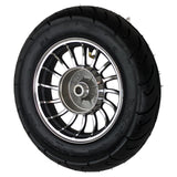 10" Tire 3.50-10 & 2.15x10 Rear Wheel - Preinstalled - 50cc Scooters
