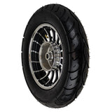 10" Tire 3.50-10 & 2.15x10 Rear Wheel - Preinstalled - 50cc Scooters
