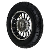 10" Tire 3.50-10 & 2.15x10 Rear Wheel - Preinstalled - 50cc Scooters