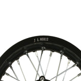 12" Steel Rear Wheel Rim Kit for 50cc-125cc Pit Dirt Bikes