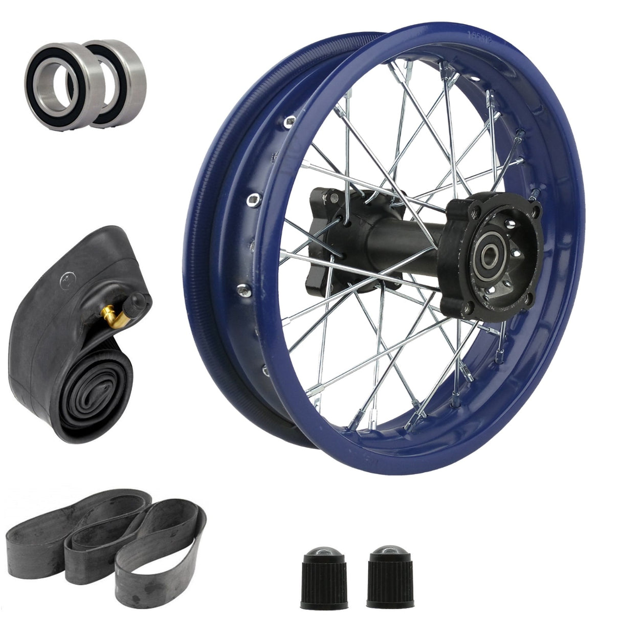12" Rear Rim Kit for Apollo SSR 125cc XR CRF 70 110 Pit Dirt Bike Motocross Blue