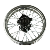 12" Rear Rim Kit with for CRF 70 Apollo SSR Taotao Dirt Bike Motocross - Chrome