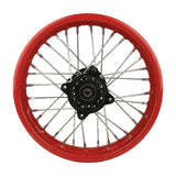 12" Rear Rim Kit for Apollo SSR 125cc XR CRF 70 110 Pit Dirt Bike Motocross Red
