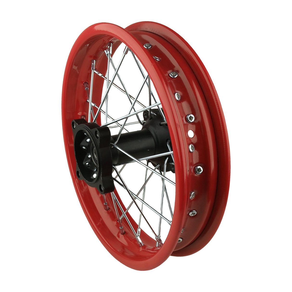 12" Rear Rim Kit for Apollo SSR 125cc XR CRF 70 110 Pit Dirt Bike Motocross Red