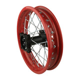 12" Rear Rim Kit for Apollo SSR 125cc XR CRF 70 110 Pit Dirt Bike Motocross Red
