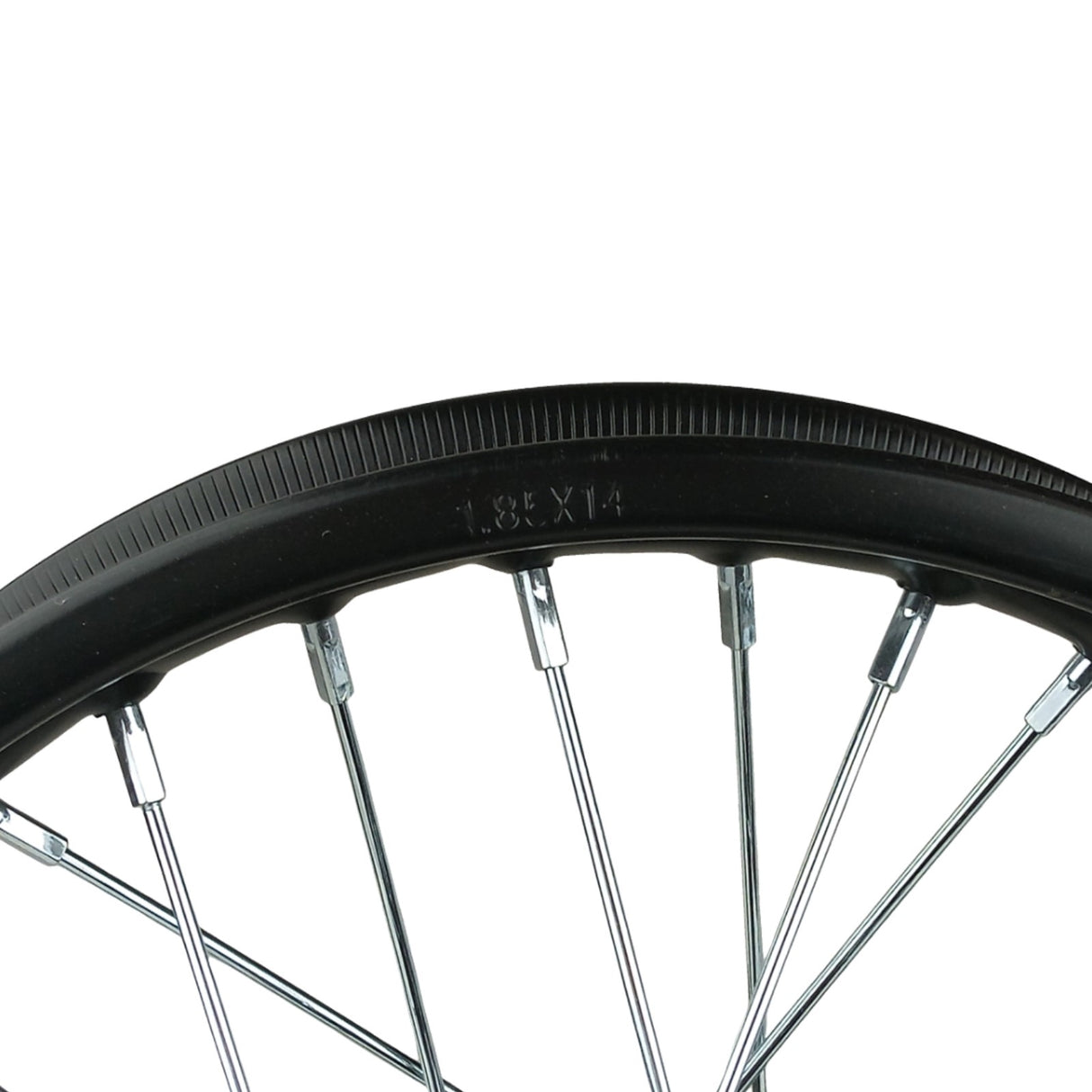 1.85 x 14 Dirt Bike Rear Wheel Rim Kit KLX125 RM80 Apollo 125 Motocross - Black