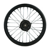 1.85 x 14 Dirt Bike Rear Wheel Rim Kit KLX125 RM80 Apollo 125 Motocross - Black