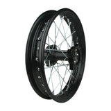 1.85 x 14 Dirt Bike Rear Wheel Rim Kit KLX125 RM80 Apollo 125 Motocross - Black