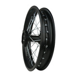 1.85 x 14 Dirt Bike Rear Wheel Rim Kit KLX125 RM80 Apollo 125 Motocross - Black