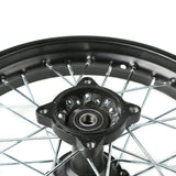 Wheel Rim - Front - 14" x 1.85 - 12mm ID - 32 Spokes Steel BLACK