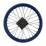 1.85 x 14 Dirt Bike Rear Wheel Rim Kit KLX125 RM80 Apollo 125 Motocross - Blue
