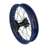 1.85 x 14 Dirt Bike Rear Wheel Rim Kit KLX125 RM80 Apollo 125 Motocross - Blue