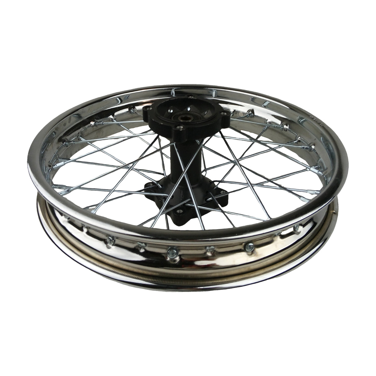 Wheel Rim - Rear - 14" Steel 12mm ID - Version Hub C - Dirt Bike
