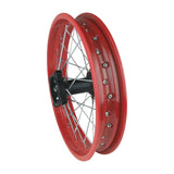 1.85 x 14 Dirt Bike Rear Wheel Rim Kit DB17 KLX125 RM80 Apollo 125 Motocross - Red