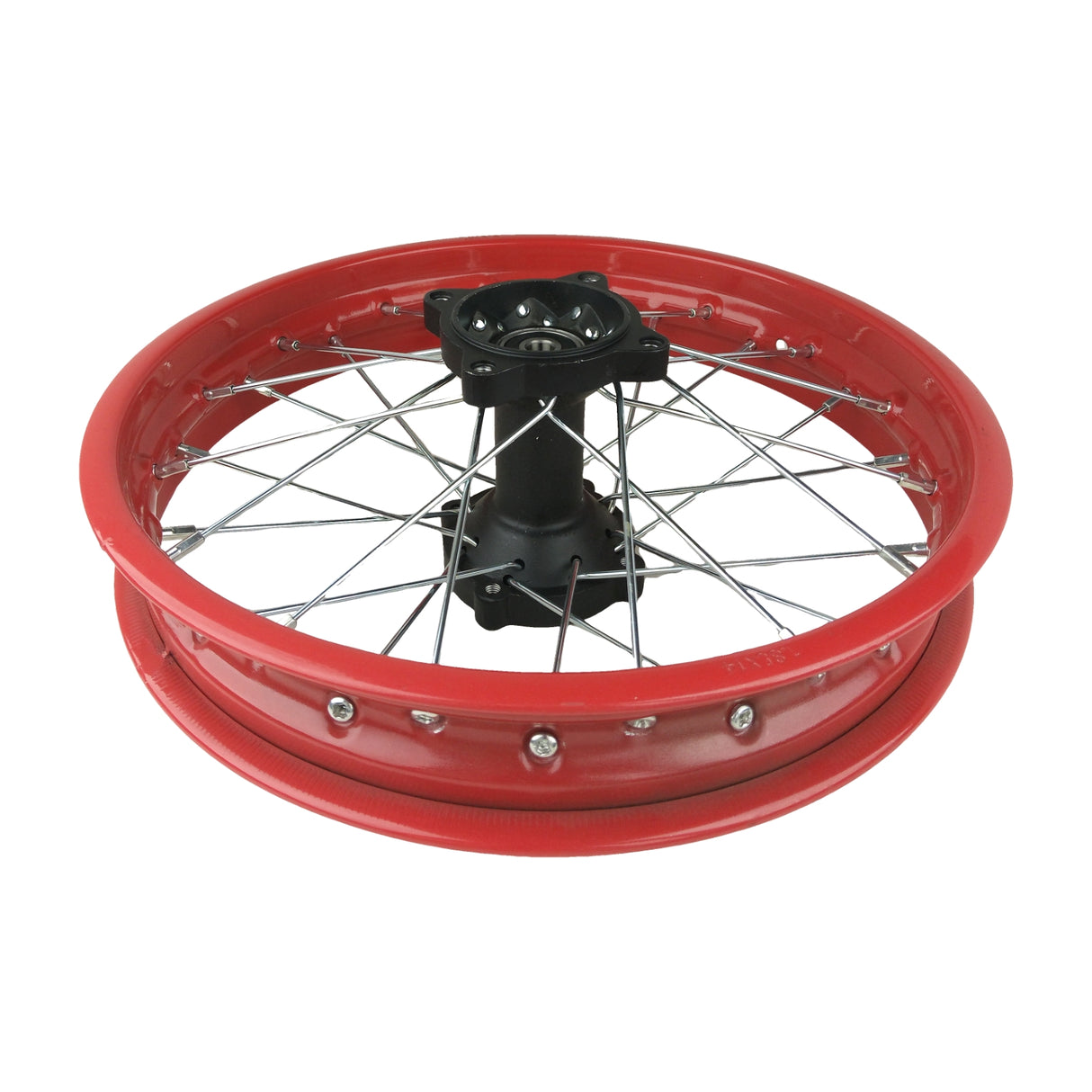 1.85 x 14 Dirt Bike Rear Wheel Rim Kit DB17 KLX125 RM80 Apollo 125 Motocross - Red
