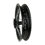 14"x1.85 Rear Wheel Rim Kit 12mm ID for Apollo 50cc-125cc Dirt Pit Bike - Black