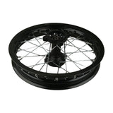 14"x1.85 Rear Wheel Rim Kit 12mm ID for Apollo 50cc-125cc Dirt Pit Bike - Black