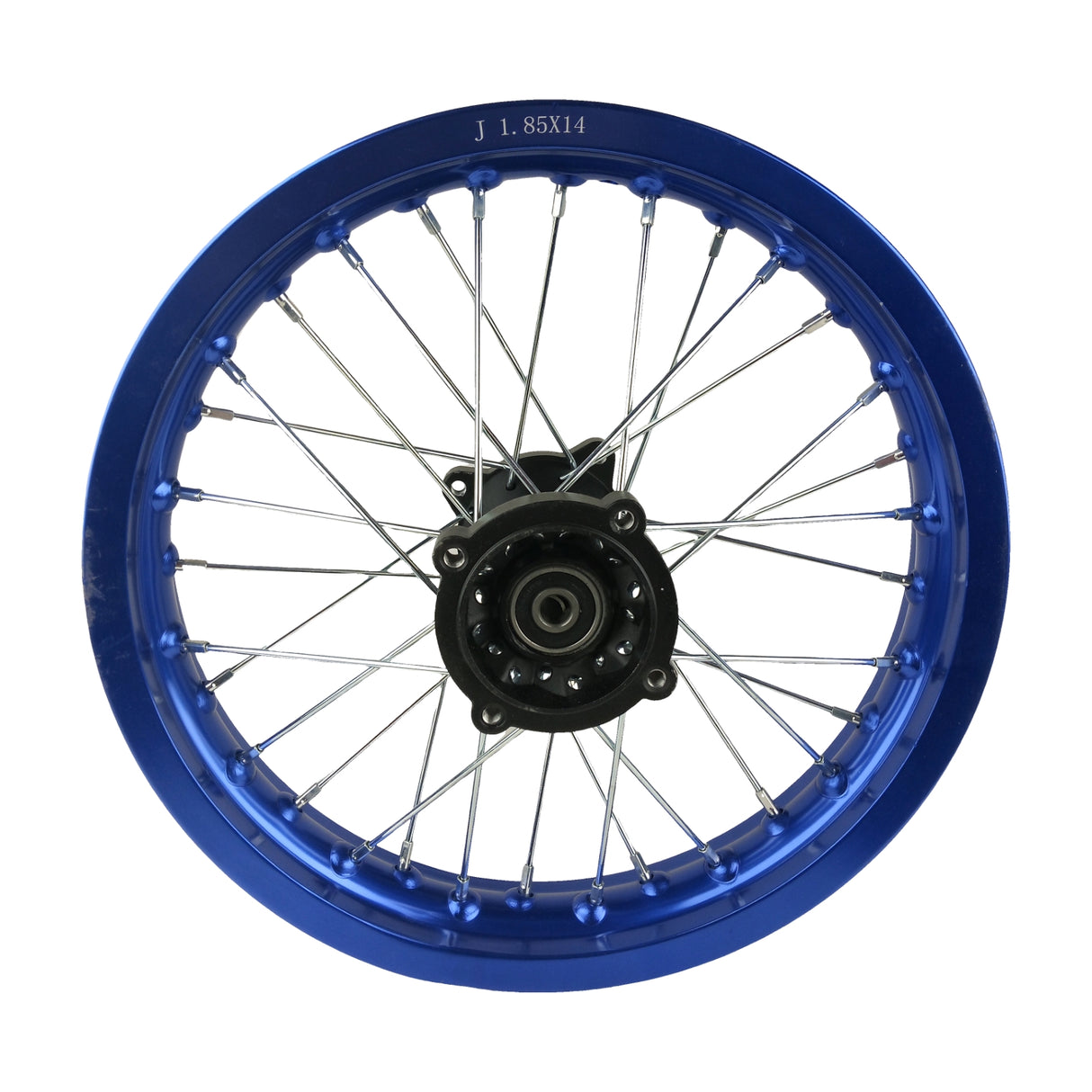 14"x1.85 Rear Wheel Rim Kit 12mm ID for Apollo 50cc-125cc Dirt Pit Bike Blue