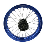 14"x1.85 Rear Wheel Rim Kit 12mm ID for Apollo 50cc-125cc Dirt Pit Bike Blue