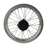 14"x1.85 Rear Wheel Rim Kit 12mm ID for Apollo 50cc-125cc Dirt Pit Bike - Chrome