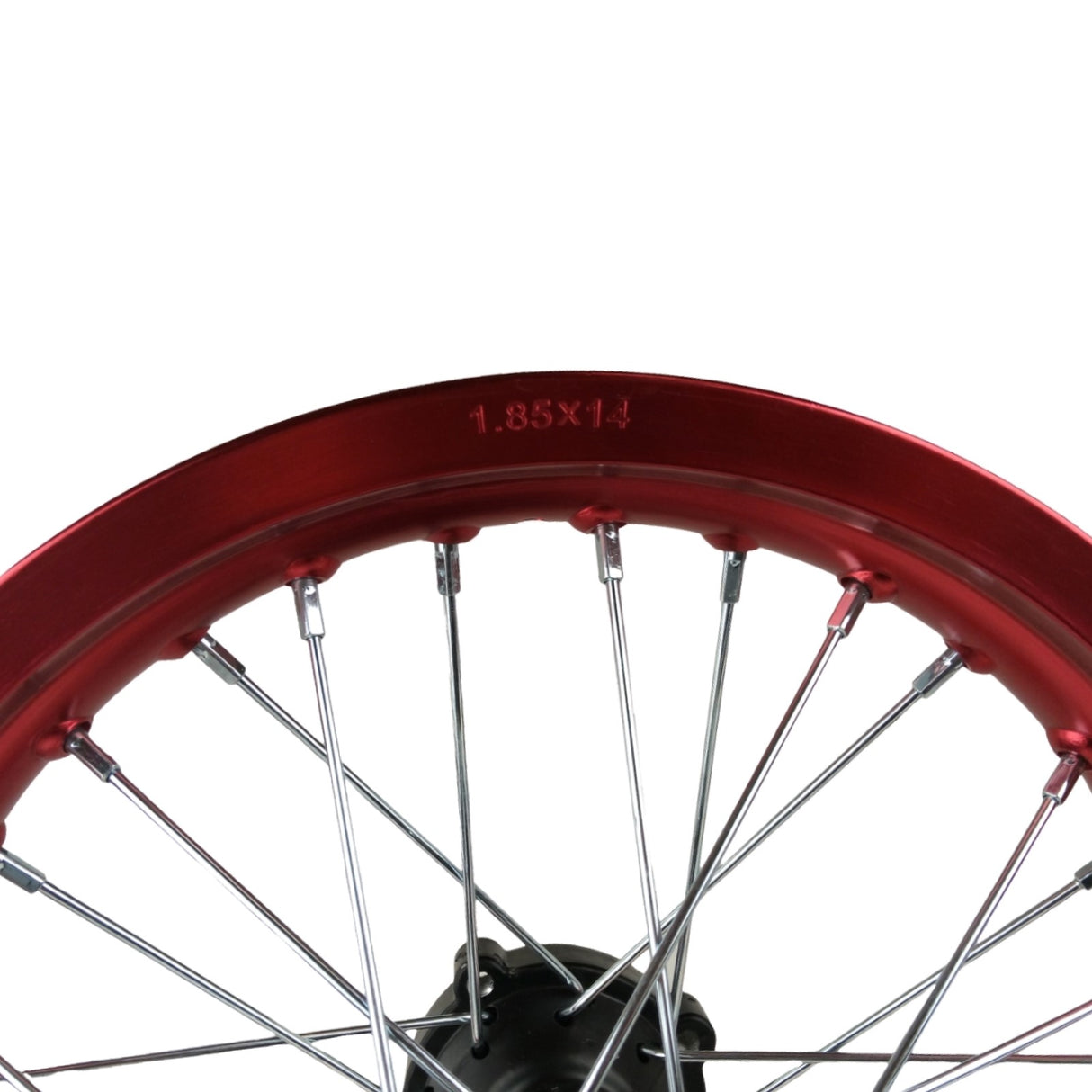 14" x 1.85 Red Rear Wheel Rim Kit 12mm ID for 50cc-125cc Dirt Bikes & Pit Bikes