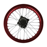 14" x 1.85 Red Rear Wheel Rim Kit 12mm ID for 50cc-125cc Dirt Bikes & Pit Bikes
