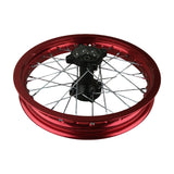 14" x 1.85 Red Rear Wheel Rim Kit 12mm ID for 50cc-125cc Dirt Bikes & Pit Bikes