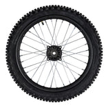 17" x 1.6 - 15mm ID Wheel Rim - 70/100-17 Tire & Tube Assembly - Front -  - 32 Spokes -  Black - Dirt Bike (Tire & Inner Tube included)