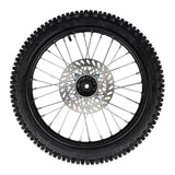 17" x 1.6 - 15mm ID Wheel Rim - 70/100-17 Tire & Tube Assembly - Front -  - 32 Spokes -  Black - Dirt Bike (Tire & Inner Tube included)