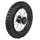 Wheel Rim - Front - 12" Steel 15mm ID - Version Hub C - Pre-Mounted Assembly