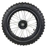Wheel Rim - Front - 12" Steel 15mm ID - Version Hub C - Pre-Mounted Assembly