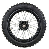 Wheel Rim - Front - 12" Steel 15mm ID - Version Hub C - Pre-Mounted Assembly