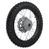 14" Front Rim Wheel Tire For Apollo SSR 125CC CRF Dirt Bike - (12mm ID, 32 Spokes)