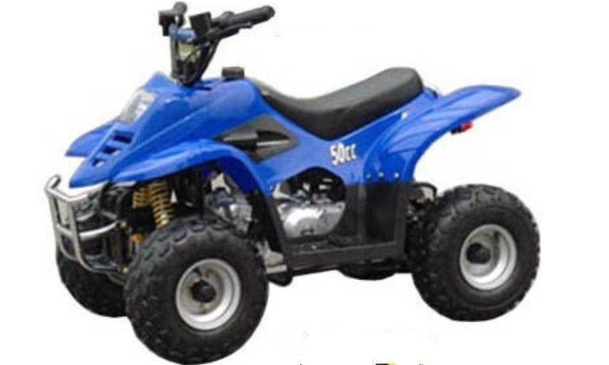 Complete Engine Start Wiring Harness Kit for 50cc-125cc Cougar Cycle Hawk Electric Start ATV