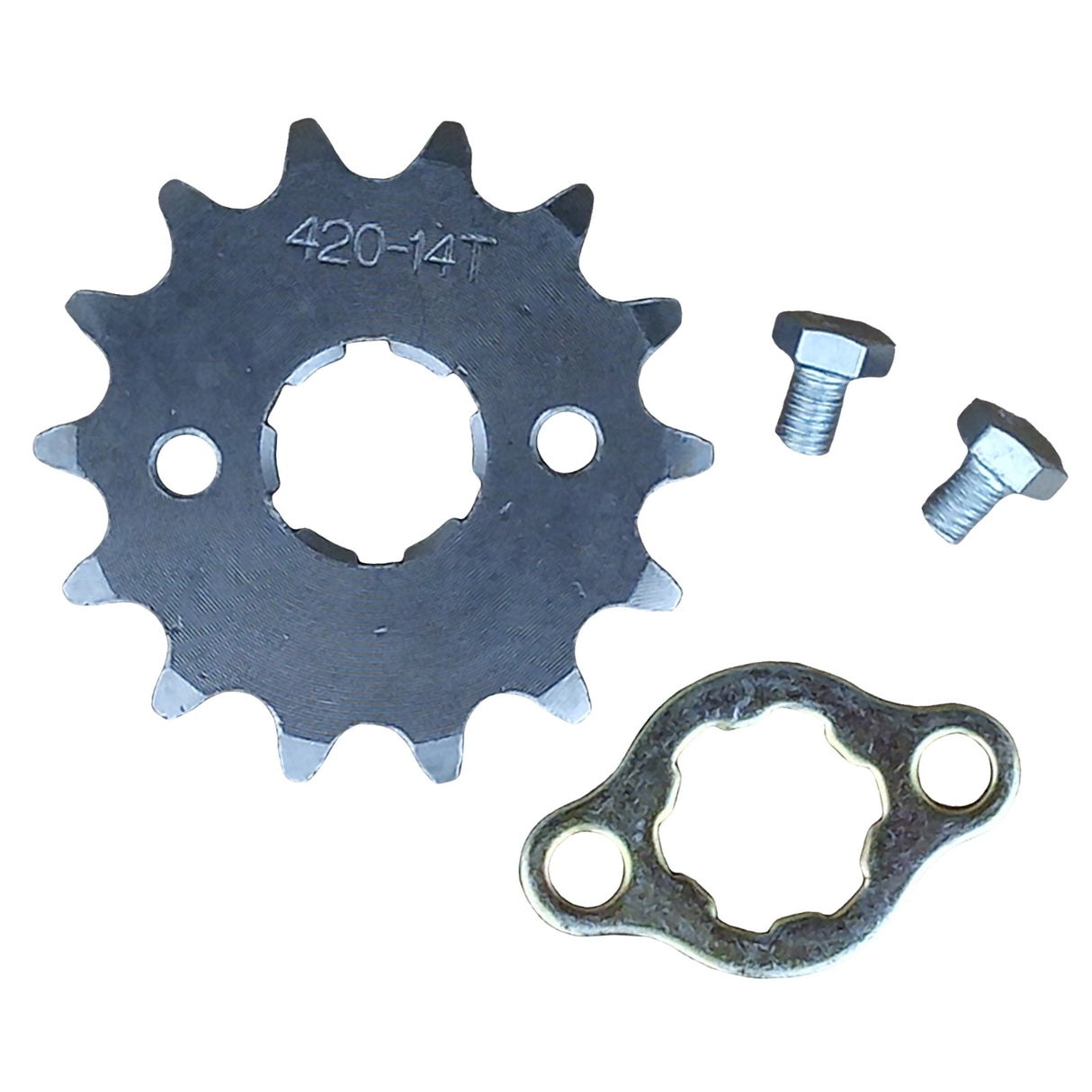420-14T Teeth 20mm 420 Front Chain Engine Sprocket for 50cc-150cc Chinese Dirt Pit Bike Mini Bike ATV 4 Wheeler Moped
