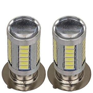Super 6V LED Headlight Light Bulb BULB-L32 Motorcycle Light Bulb - Replacement for Motorbike Lamp, Pack of 2