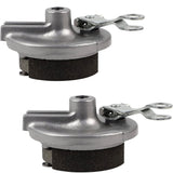 RedCap's 1 Pair 10'' Dirt Pit Bike Rear Wheel Drum Brake Shoe System Set for 70-110CC CRF50 - Enhanced Control and Safety