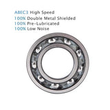 Bearing 6203-Z With Seals Single Row Radial 17x40x12mm