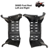 OEM Foot Rest/guard Left & Right Set for Motorcycles - Fits Various Models Coolster ATVs 3050D 3125R 3125XR8U 3125XR8 - Easy Installation