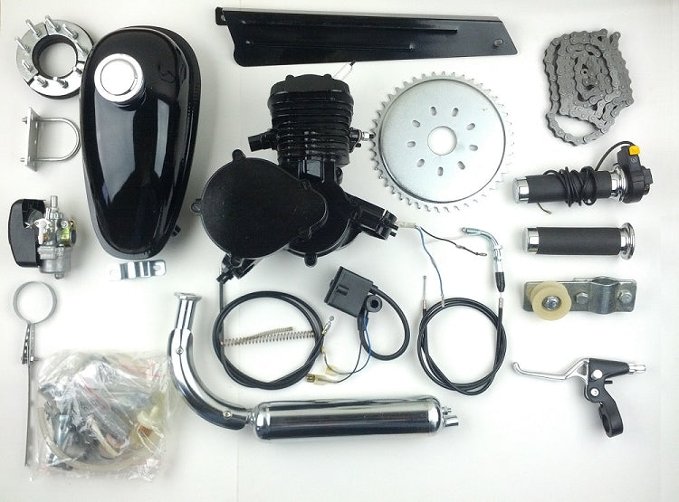 66/80cc PK80 2-Stroke Black PK80 Bicycle Engine Kit