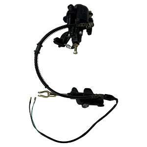 Rear Hydraulic Brake Master Cylinder Caliper Assembly for 50cc 70cc 90cc 110cc 125cc ATV Quad Go Kart