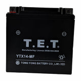 12v14Ah YTX14-BS replacement (12V 14Ah Sealed) Maintenance Free Battery