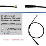 Speedometer Cable 40 Inch  Scooter Moped Cable wire Square X Square