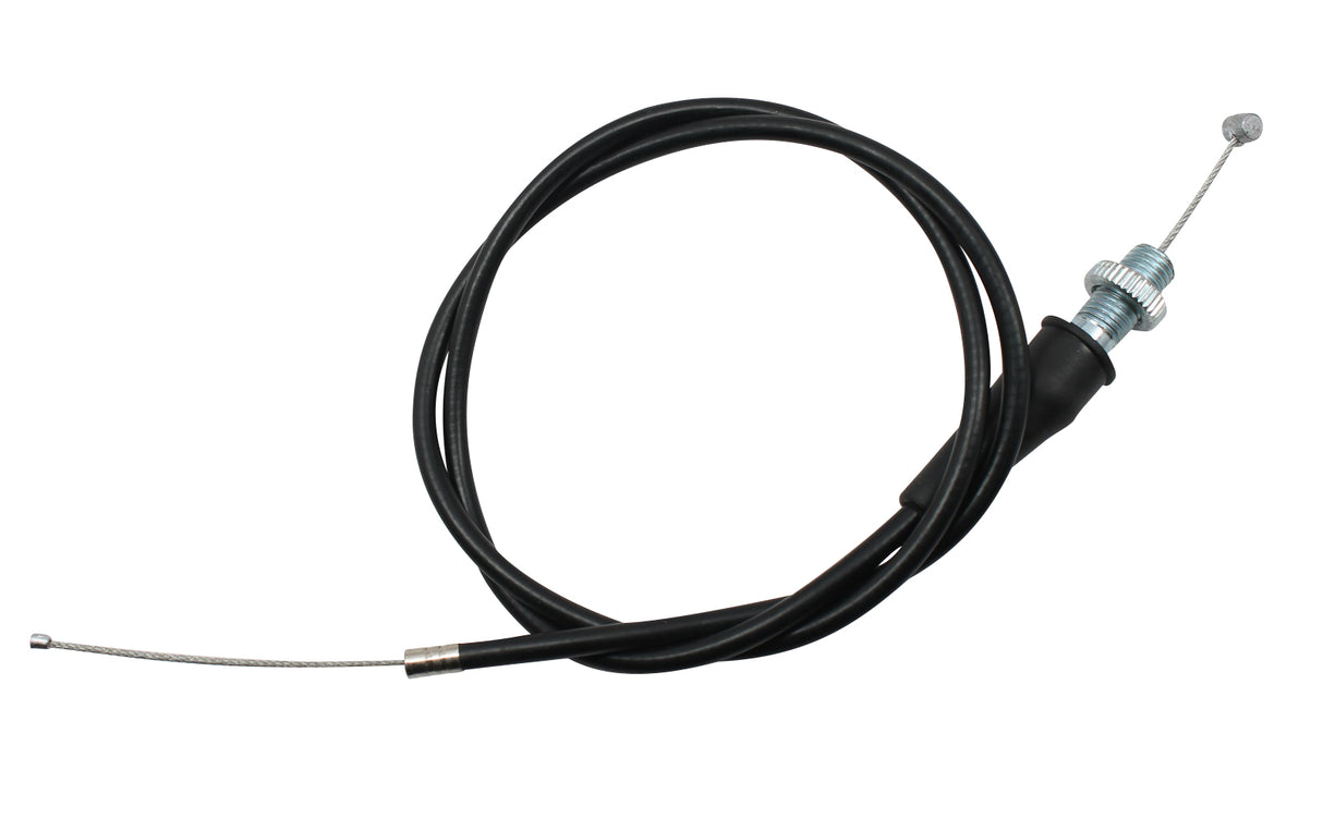 Throttle Cable, Straight, Dirt Bike - Sleeve Length: 26" - Exposed Wire Length: 3-3/8"