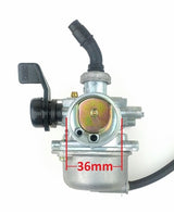 Carburetor, PZ19, LEFT side Manual Choke