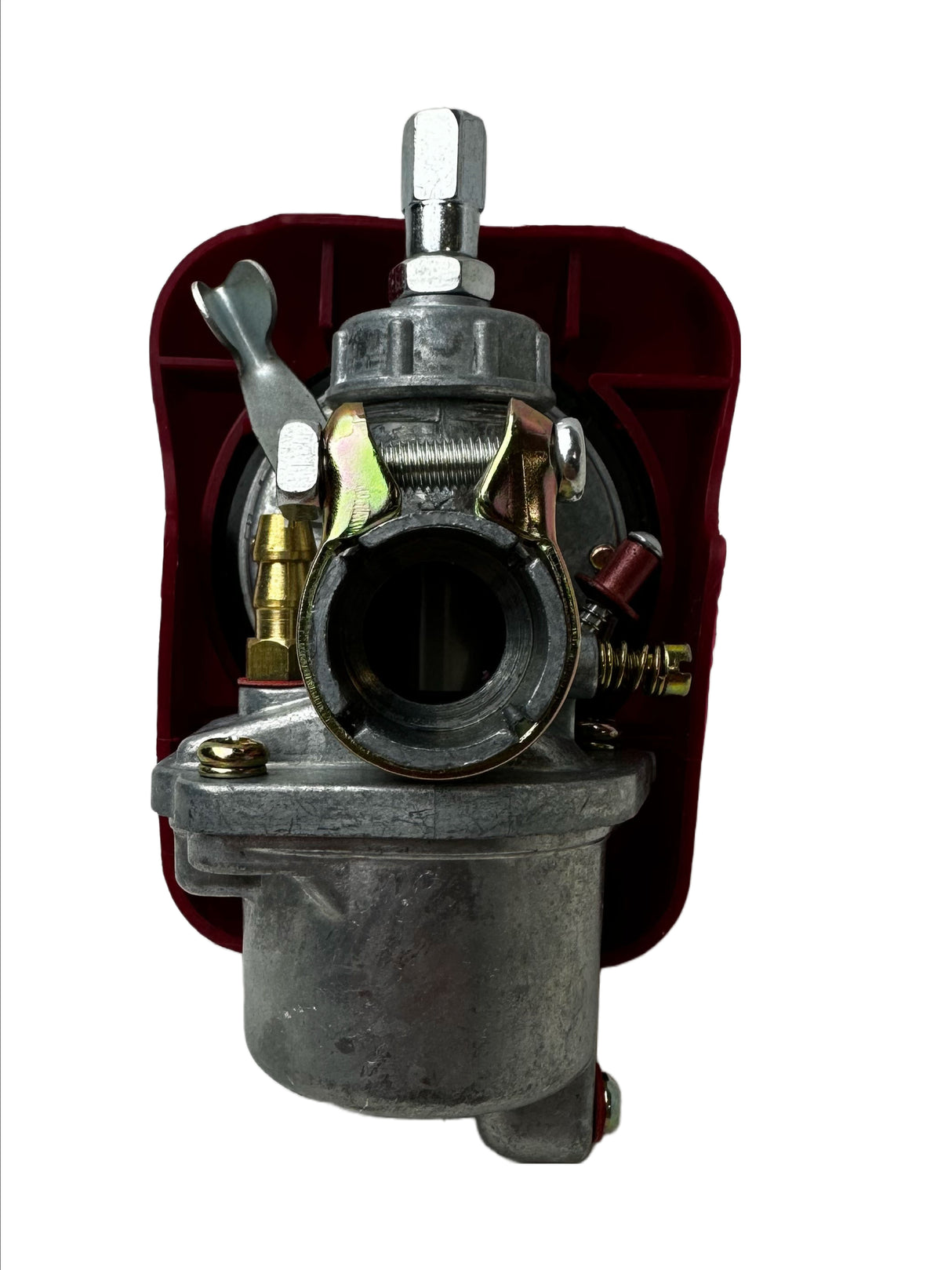 Speed Carburetor Upgrade for 48cc, 50cc, 66cc & 80cc 2-stroke Motorized Bike RED
