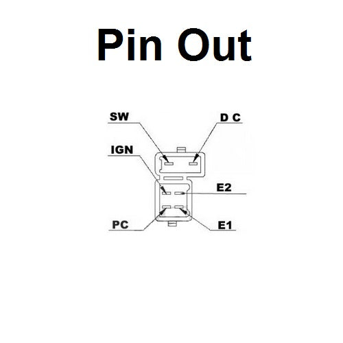 DC 6 Pins Ignition CDI Unit for 250cc 300cc Honda Lifan Pit Dirt Bike ATV Buggies 125cc 152QMI 157QMJ Scooter Moped Motorcycle